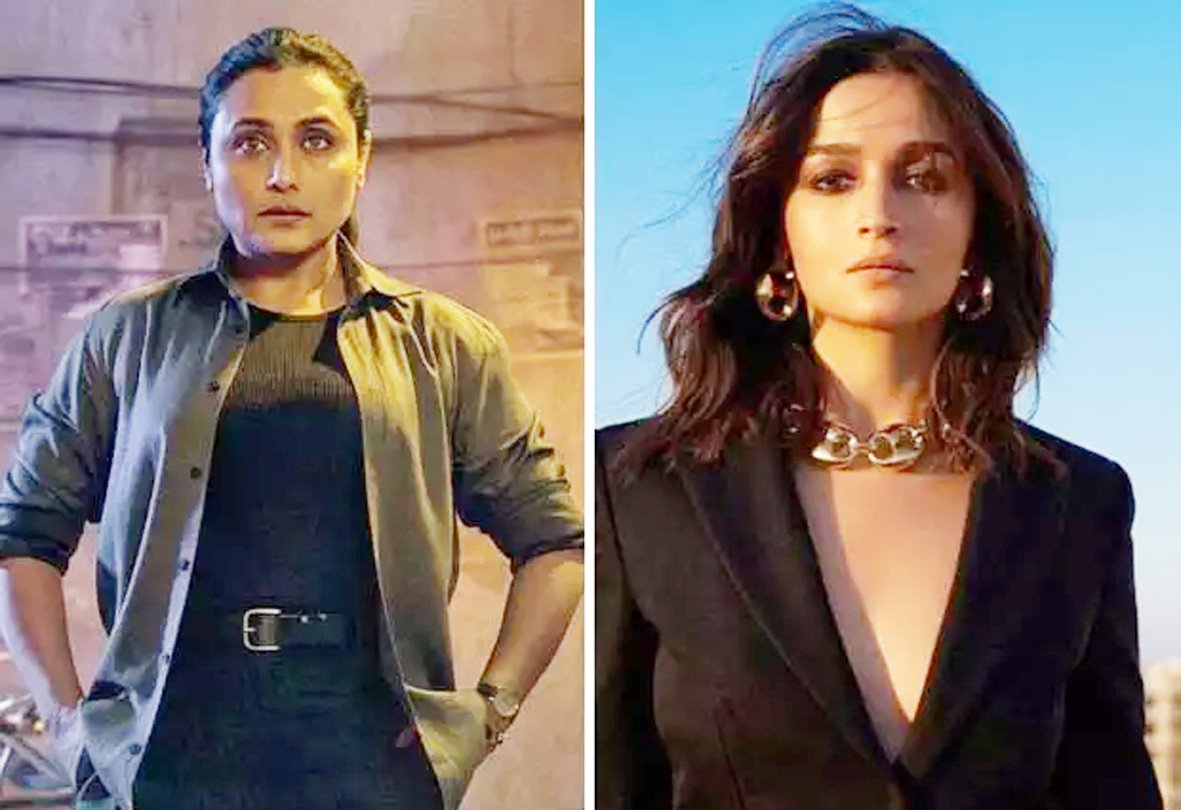 आलिया भट्ट "मर्दानी-3" के लिए उत्साहित, रानी मुखर्जी के सिनेमा में 30 साल पूरे होने का जश्न मनाया