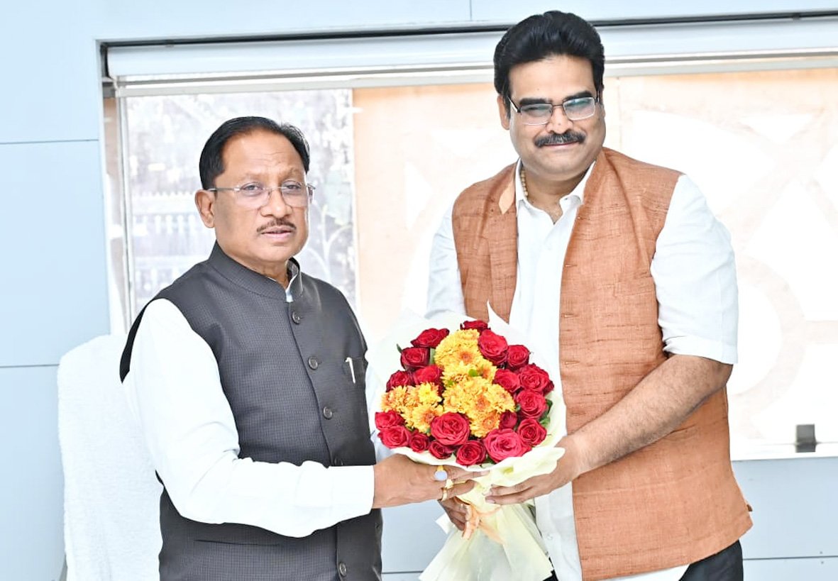 मुख्यमंत्री विष्णुदेव साय से आंध्र प्रदेश सरकार के प्रतिनिधिमंडल ने की सौजन्य भेंट