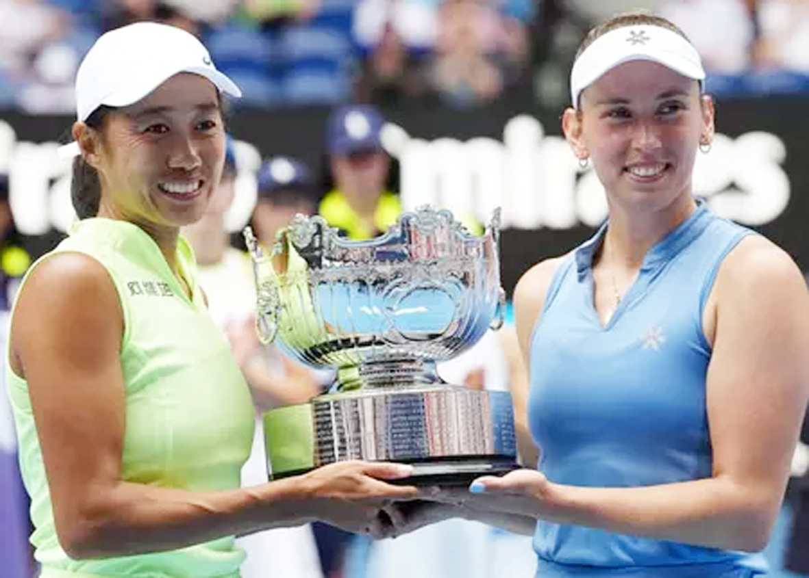 एलिस मर्टेंस और झांग शुआई ने जीता महिला डबल्स का खिताब