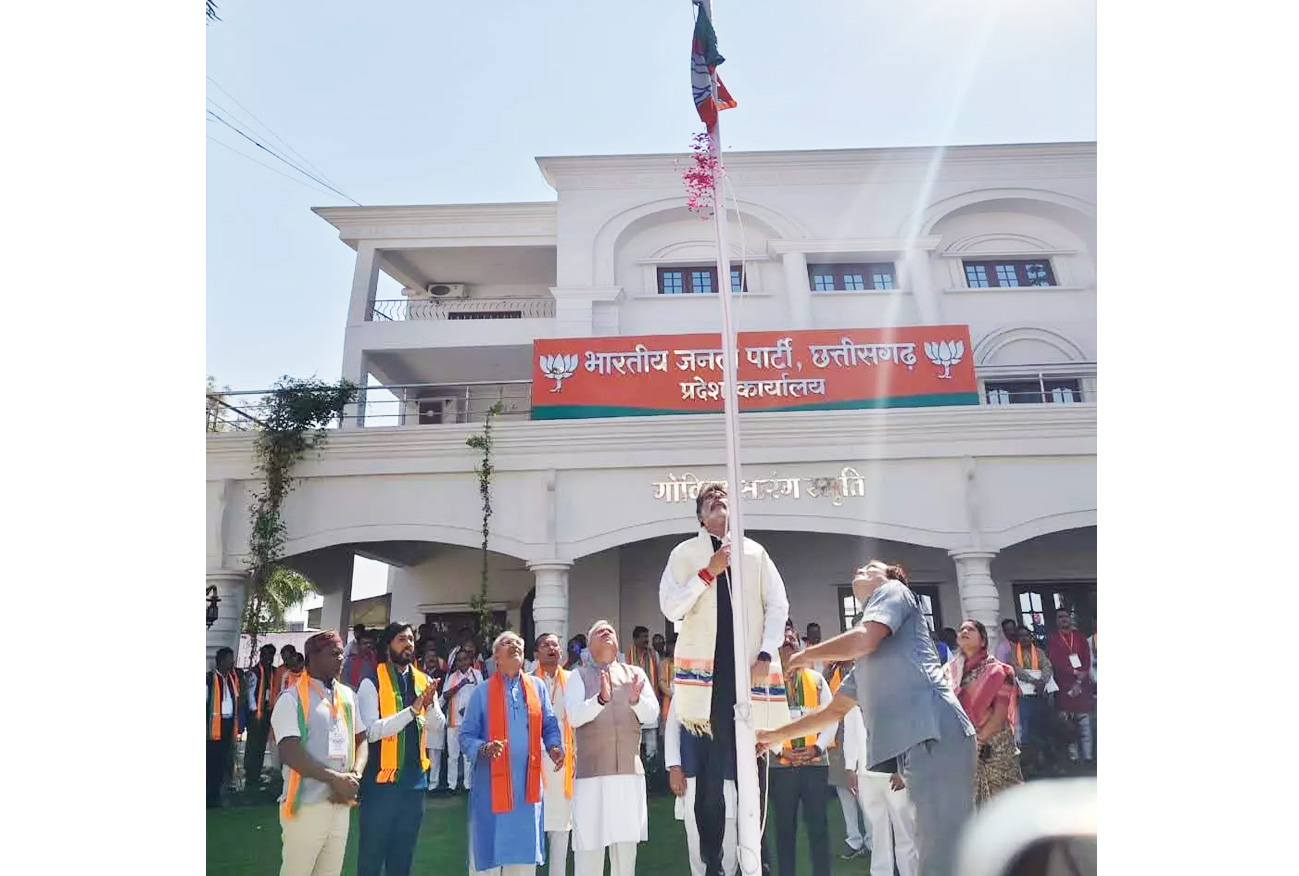 रायपुर बीजेपी दफ्तर में प्रांतीय कार्यशाला का शुभारंभ