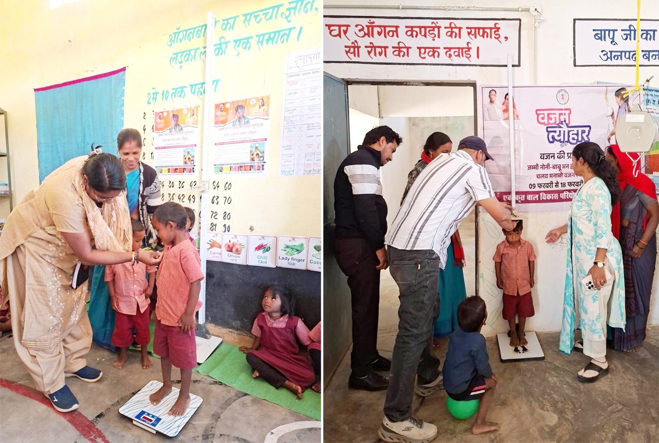 स्वस्थ बचपन की दिशा में वजन त्यौहार सशक्त पहल