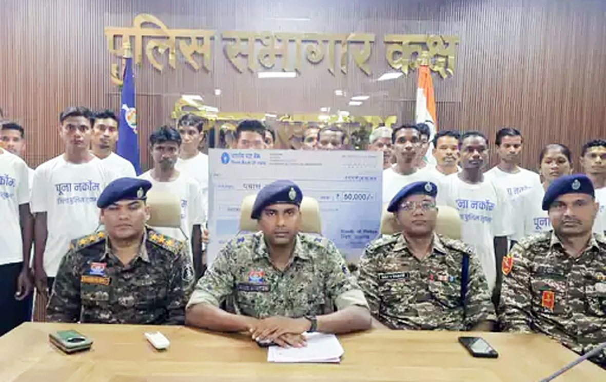 22 नक्सलियों ने सुकमा में किया डाले आत्मसमर्पण