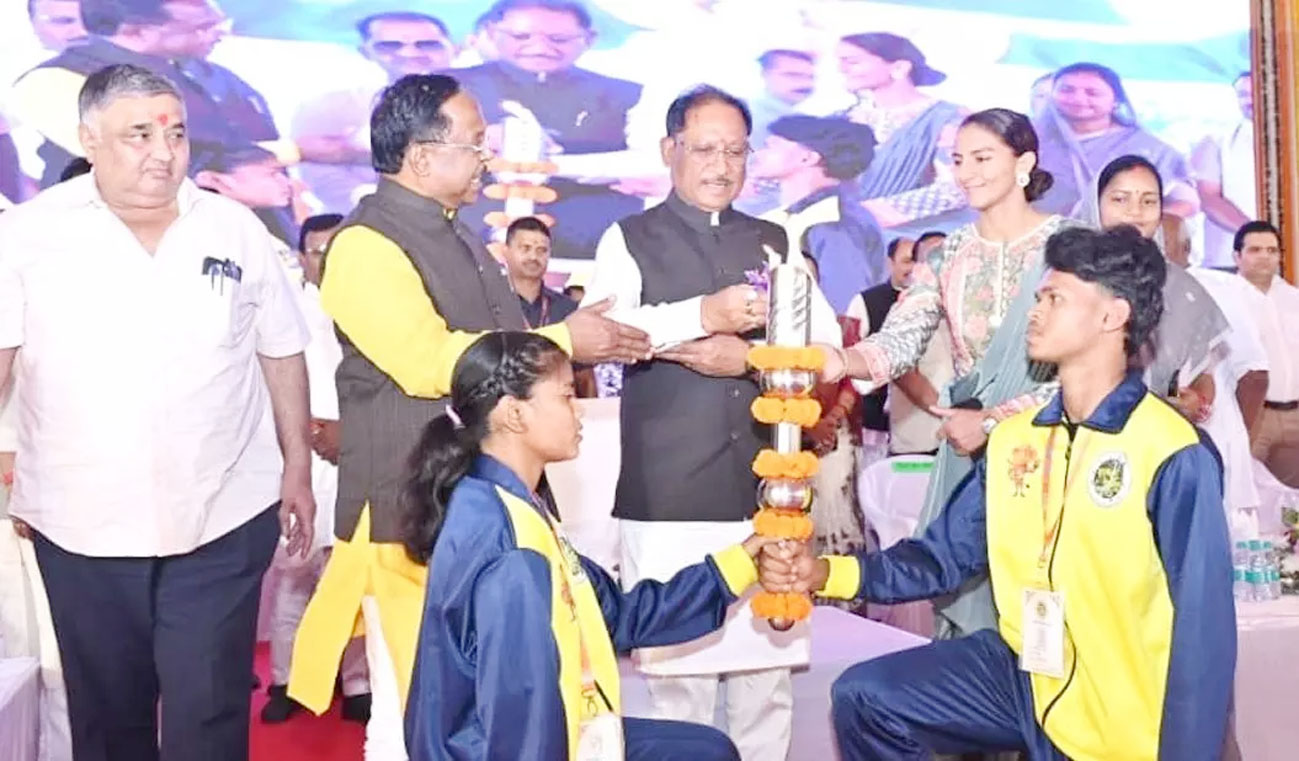 मुख्यमंत्री विष्णु देव साय ने सरगुजा ओलंपिक 2026 का किया शुभारंभ