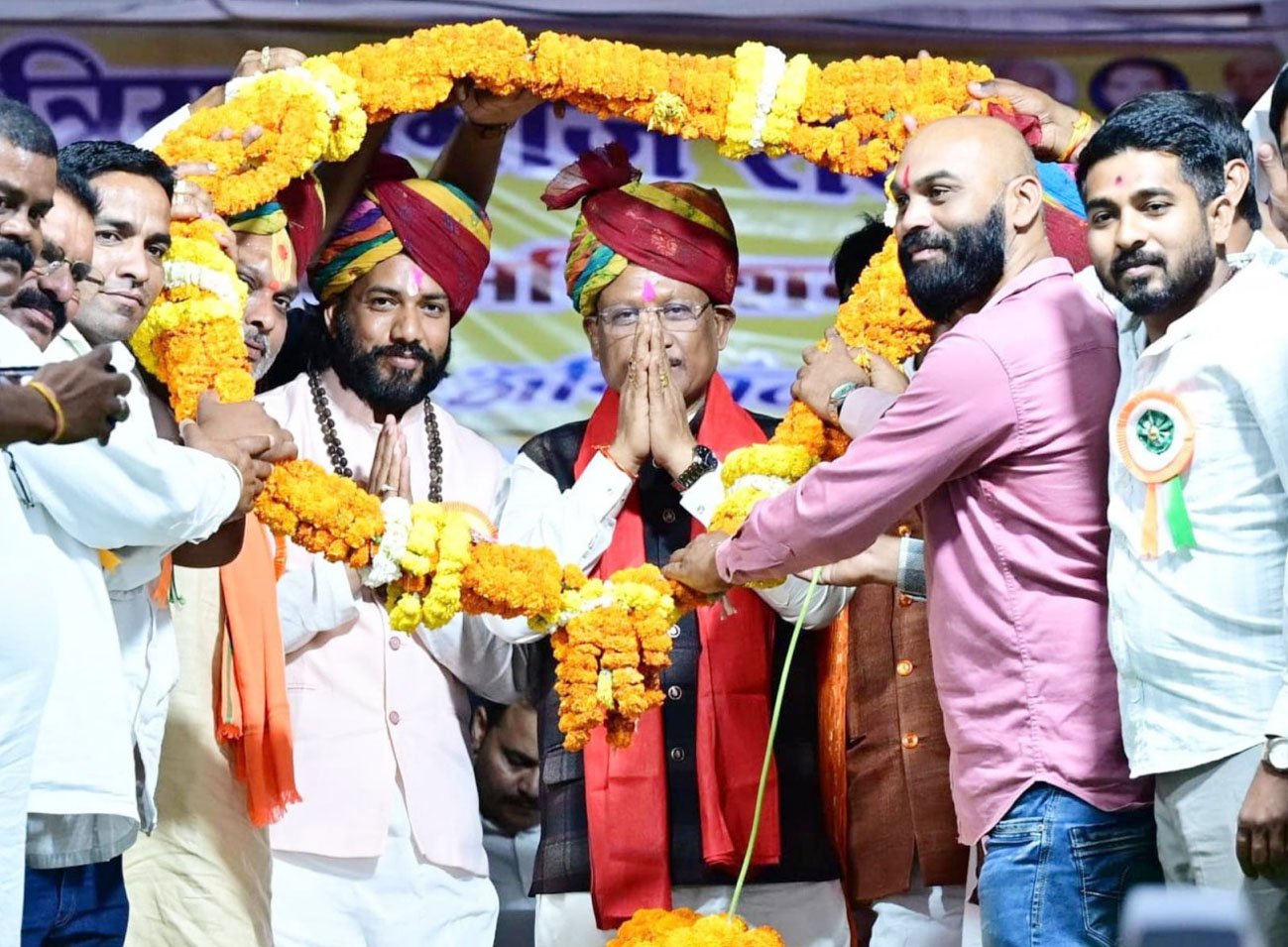 चन्द्रनाहू कुर्मी क्षत्रिय समाज के अधिवेशन में शामिल हुए मुख्यमंत्री विष्णुदेव साय