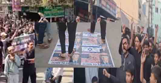 रायपुर में विरोध प्रदर्शन: इजरायल-अमेरिका के खिलाफ नारेबाजी