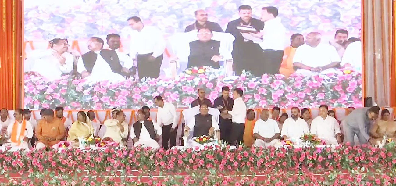 मुख्यमंत्री विष्णुदेव साय ने किया किसान सम्मेलन का उद्घाटन