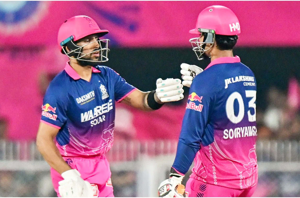 RR ने RCB के खिलाफ छह विकेट से जीत के साथ अपना अपराजित सिलसिला जारी रखा