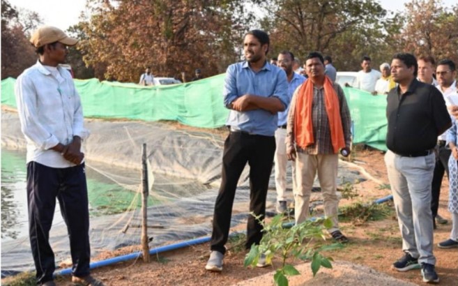 मत्स्य संपदा योजना के तहत पुरुषोत्तम के एक्वा हब ने बदली केकराखोली की तस्वीर