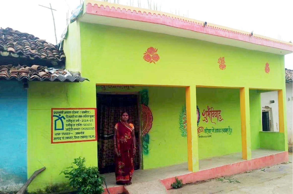 मुख्यमंत्री साय के सुशासन में साकार हो रहा पक्के आवास का सपना