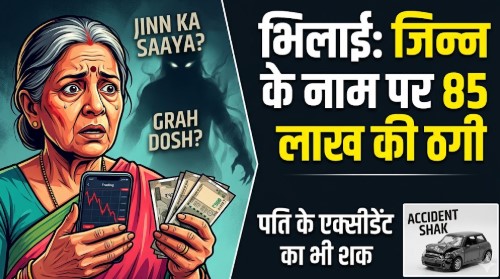 जिन्न और ग्रह दोष के नाम पर महिला से ₹85 लाख की बड़ी ठगी, पति के एक्सीडेंट का भी शक