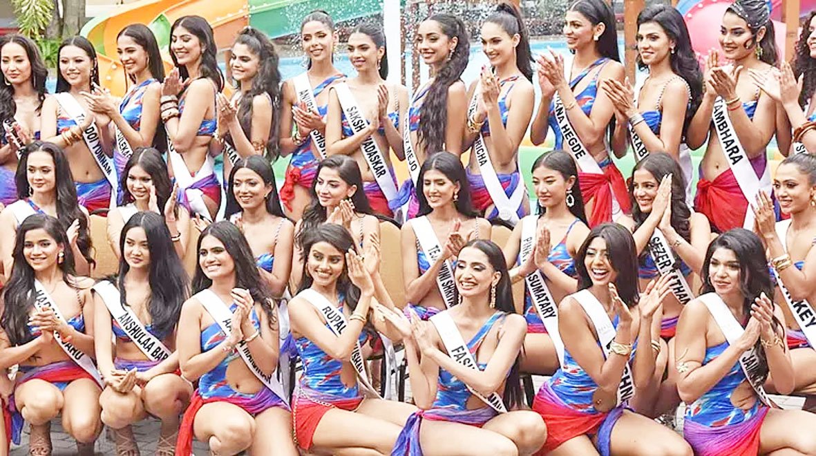 बेंगलुरु में मिस यूनिवर्स इंडिया 2026 का स्विमसूट राउंड आयोजित