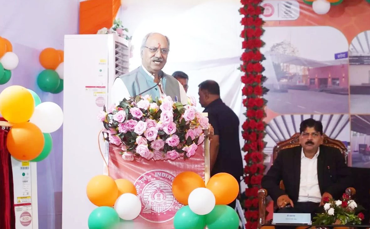 सरोना स्टेशन के लोकार्पण से रायपुर को मिली नई रफ्तार : बृजमोहन अग्रवाल