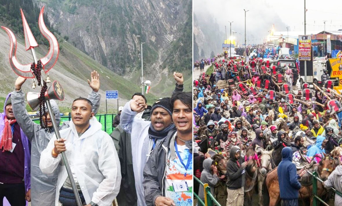 अमरनाथ यात्रा में अब तक का सबसे बड़ा जत्था रवाना, 8,815 श्रद्धालु हुए शामिल
