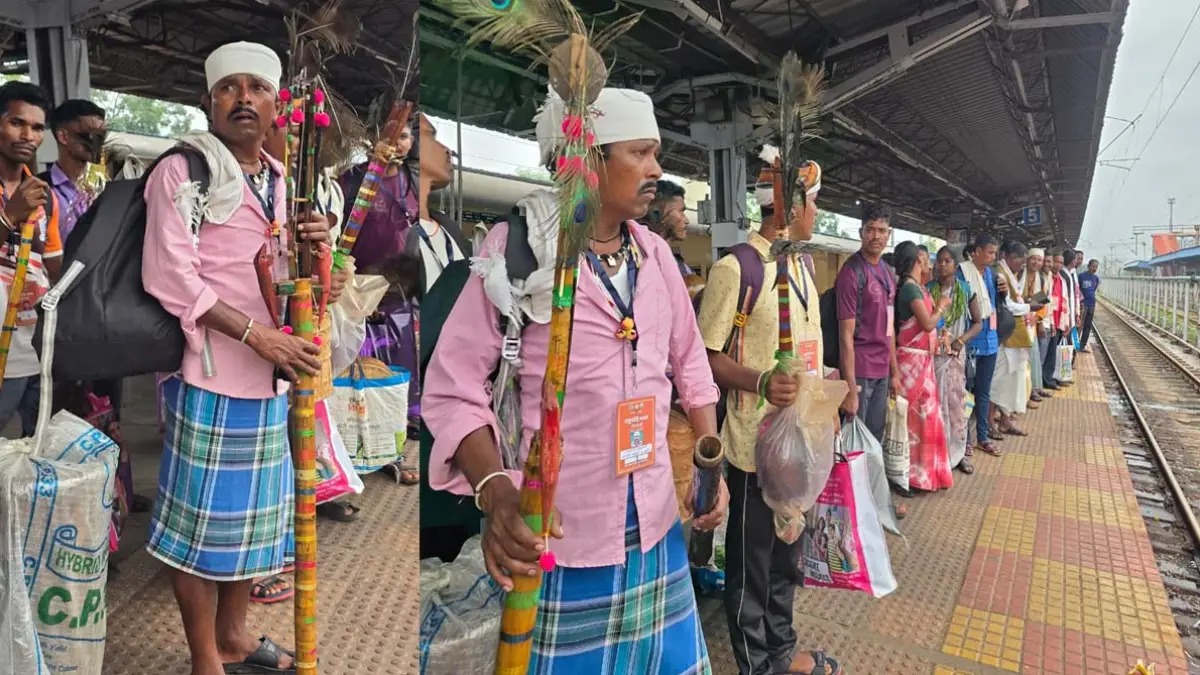 राष्ट्रपति से मिलेगा बस्तर का जनजातीय दल, 164 सदस्यीय प्रतिनिधिमंडल दिल्ली रवाना
