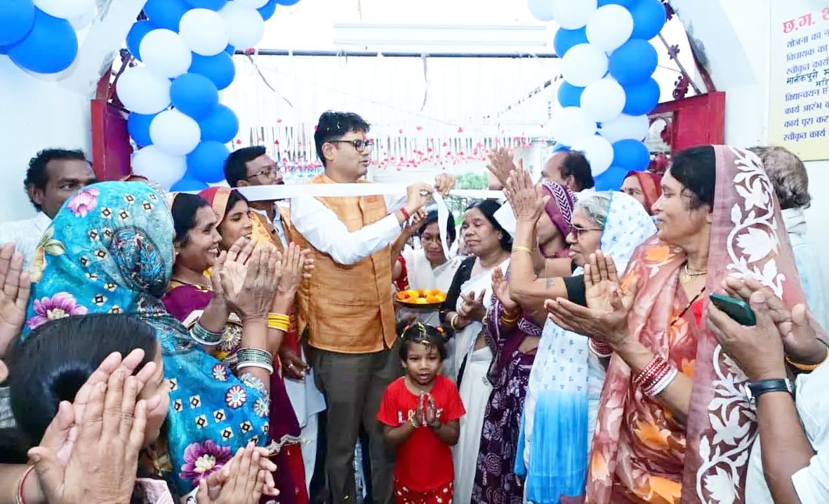 वित्तमंत्री ओपी चौधरी ने कबीर कुटीर सामुदायिक भवन का किया लोकार्पण