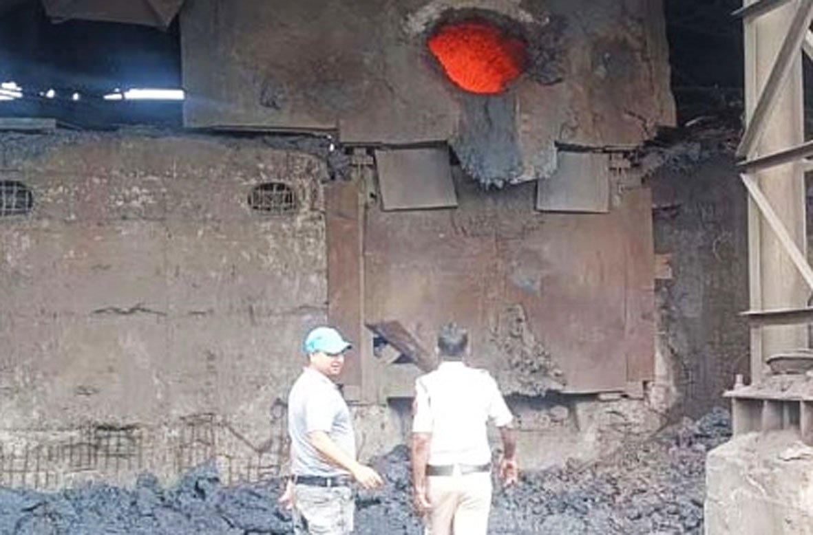 रायगढ़ स्टील प्लांट में हादसा, 4 श्रमिक घायल, दो की हालत गंभीर