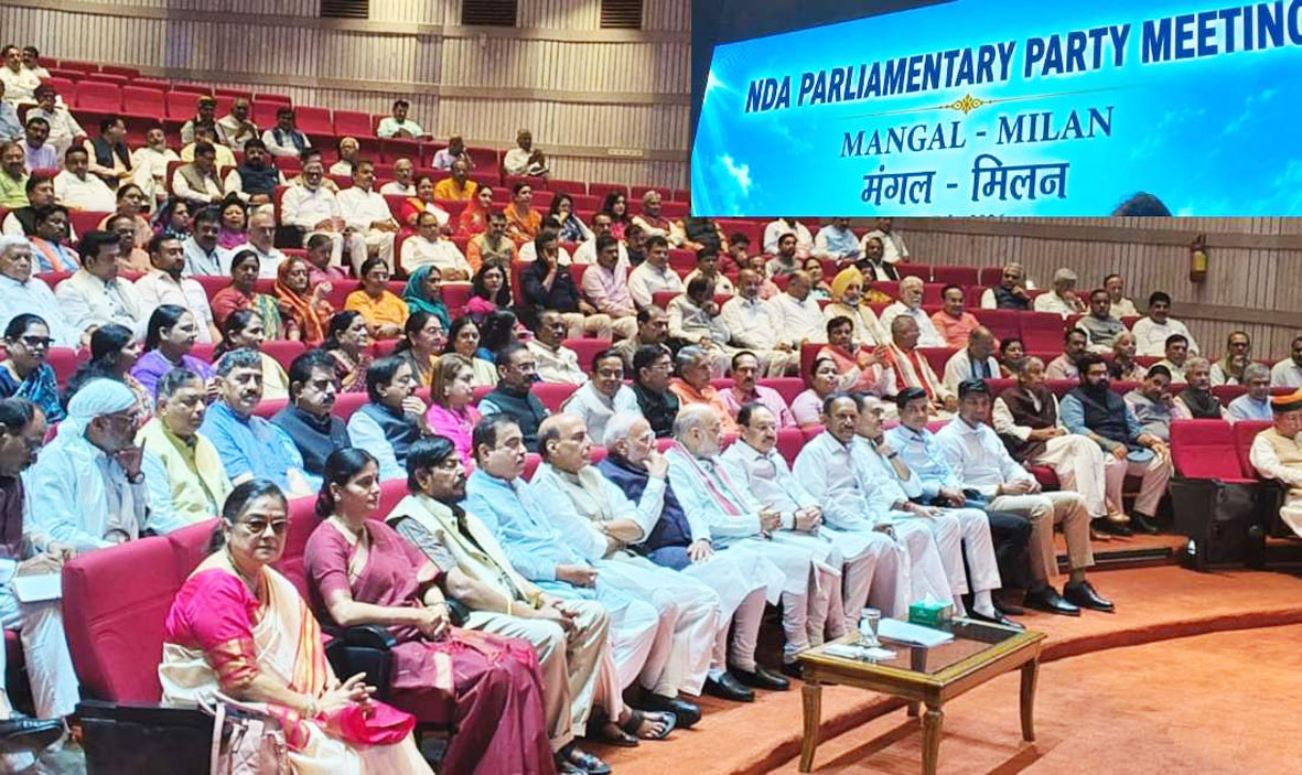 एनडीए का ‘मंगल मिलन’: पीएम मोदी ने सांसदों को पेपर लीक कानून पर बोलने का दिया गुरु मंत्र