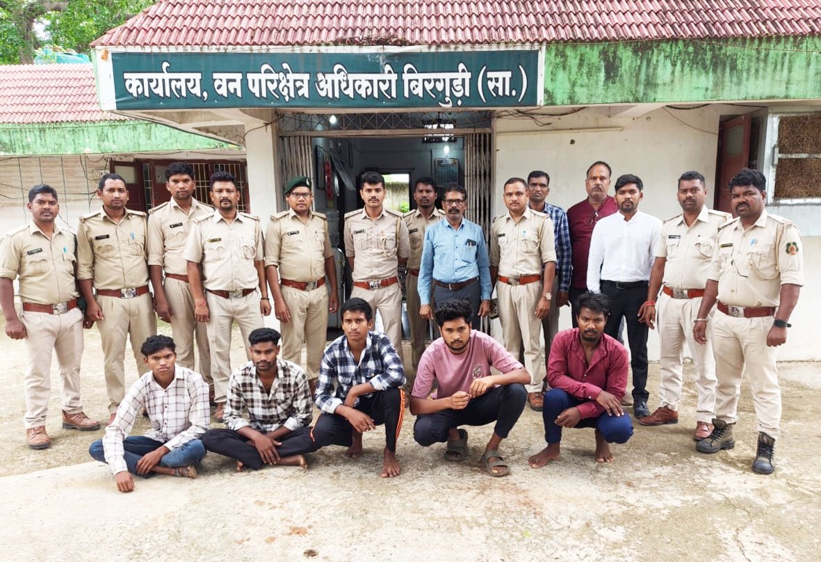आरक्षित वन में वन्यजीवों के शिकार पर बड़ी कार्रवाई
