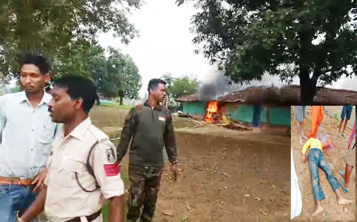 बलरामपुर में हेडमास्टर की हत्या से तनाव, गुस्साए परिजनों ने आरोपियों के घर में लगाई आग