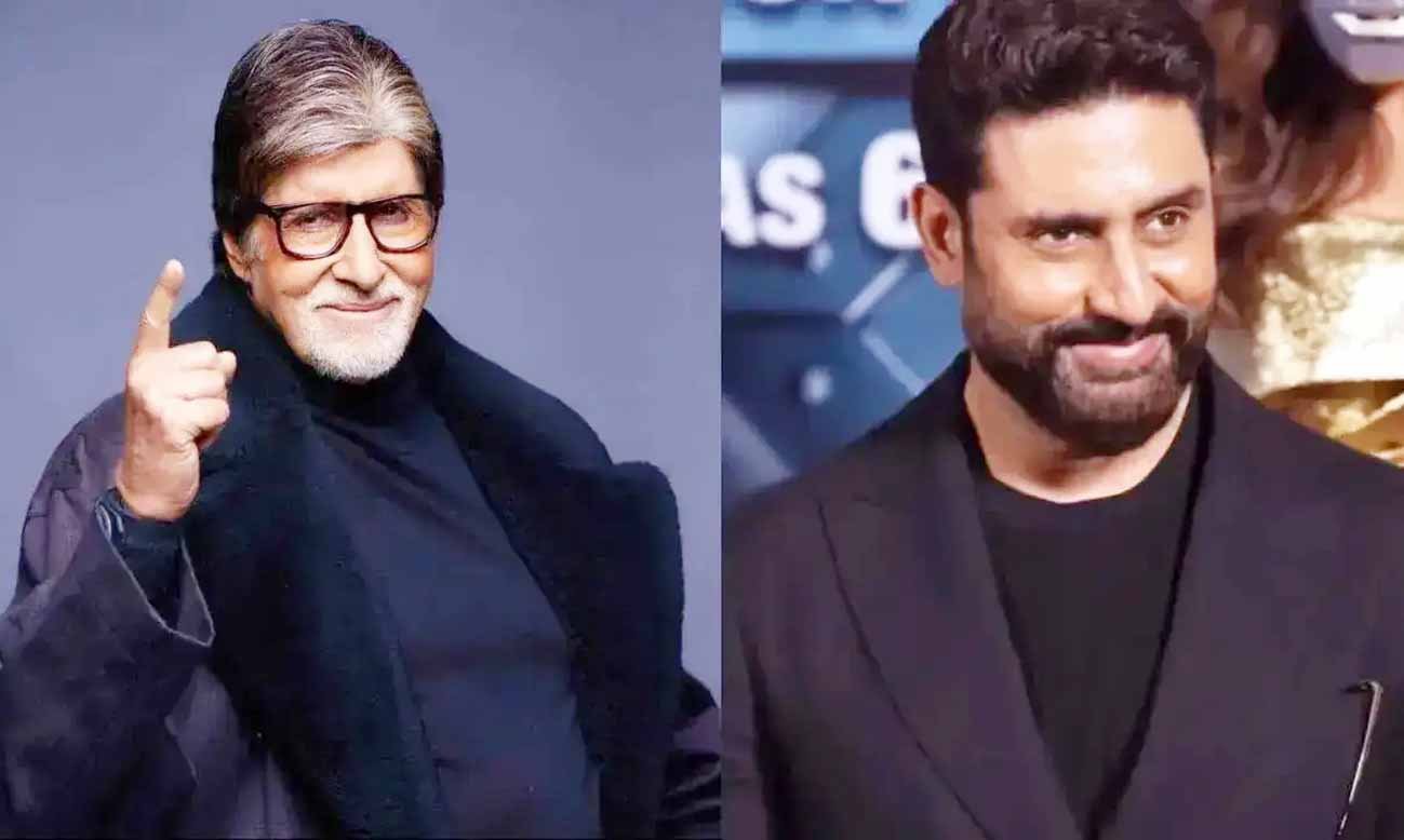 अमिताभ बच्चन ने अपने बेटे अभिषेक बच्चन पर गर्व व्यक्त किया