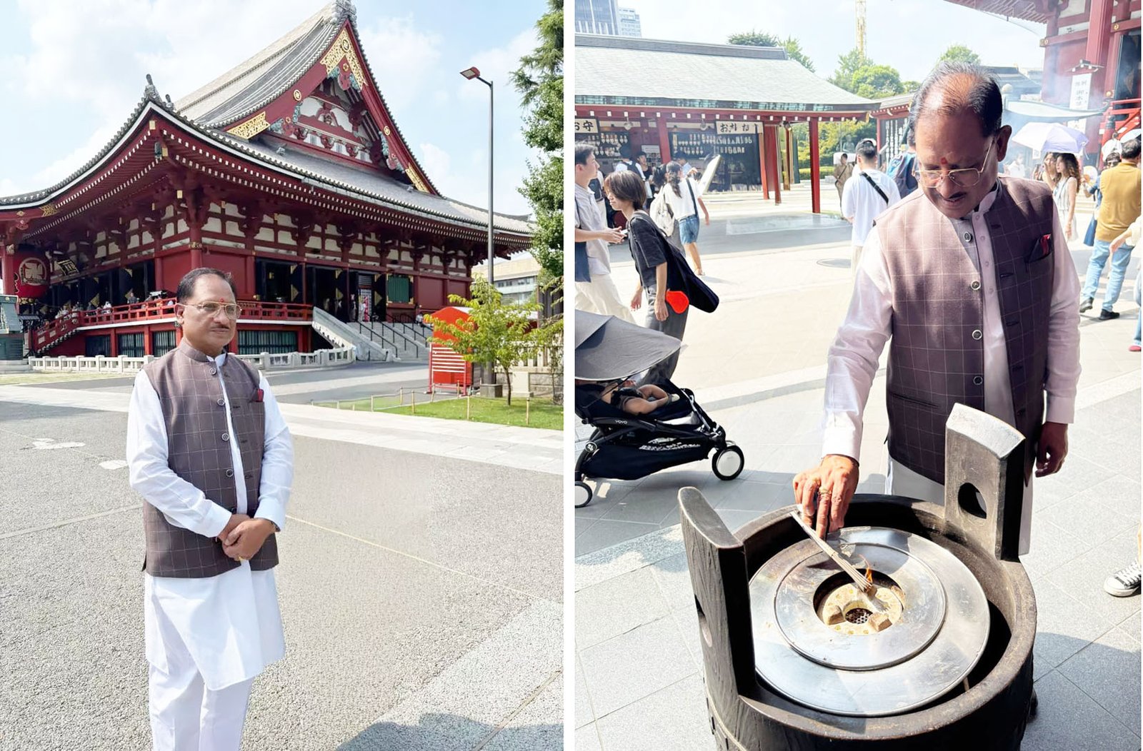 मुख्यमंत्री विष्णुदेव साय ने टोक्यो में असाकुसा मंदिर के दर्शन किए