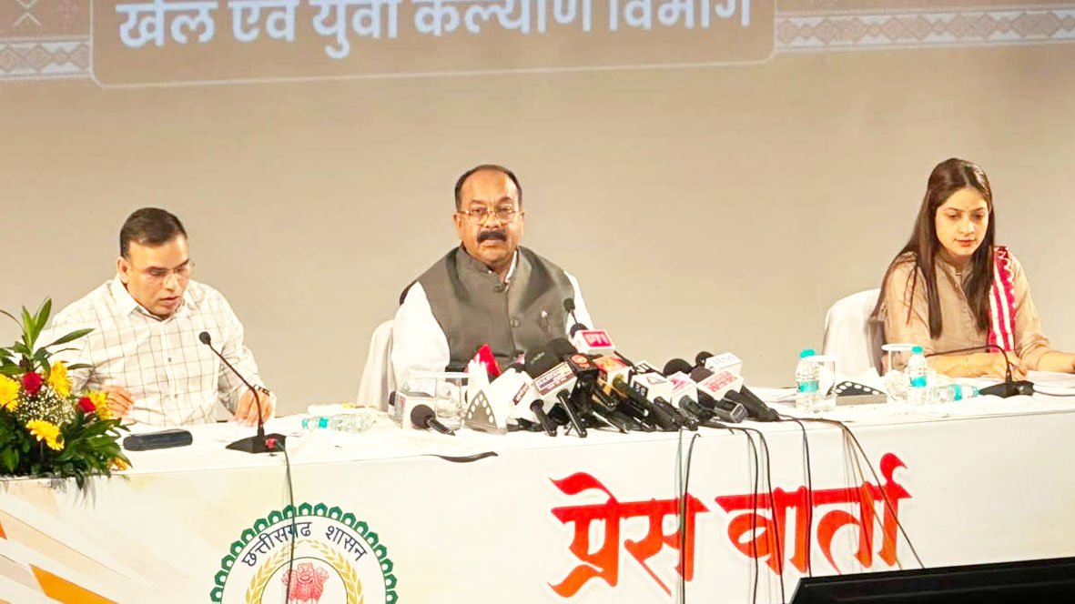 खेल मंत्री अरुण साव की बड़ी घोषणा, छत्तीसगढ़ में बनेगी विश्वस्तरीय खेल अधोसंरचना