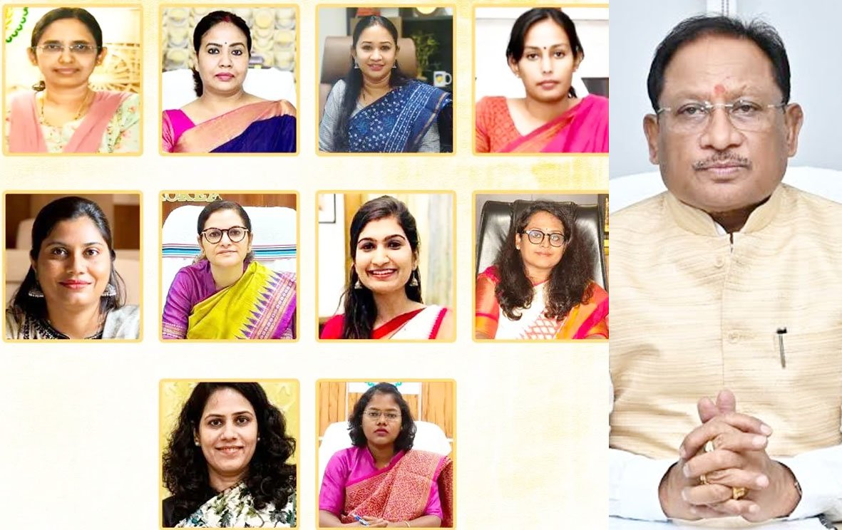 छत्तीसगढ़ में बढ़ी नारी शक्ति, 33 में से 12 जिलों की कमान महिला IAS अधिकारियों के हाथ में