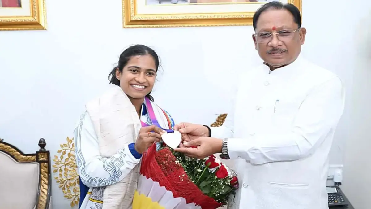 छत्तीसगढ़ की बेटी ज्ञानेश्वरी का सम्मान, CM साय ने दिया बड़ा तोहफा