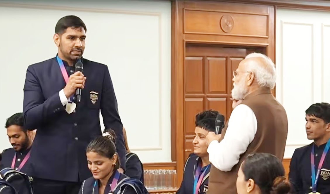 कॉमनवेल्थ मेडलिस्ट ने PM मोदी के साथ शेयर किया पाकिस्तानी मुक्केबाज का मजेदार किस्सा