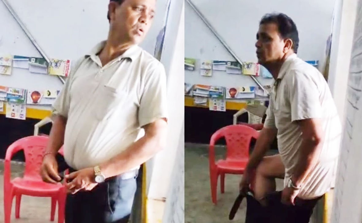 स्कूल में प्रधानपाठक पर बच्चों के सामने अशोभनीय एवं आपत्तिजनक व्यवहार का आरोप