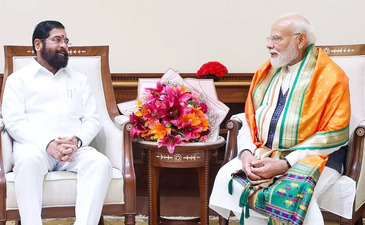 PM मोदी से मिले एकनाथ शिंदे, महाराष्ट्र की बाढ़ और राहत कार्यों पर हुई चर्चा