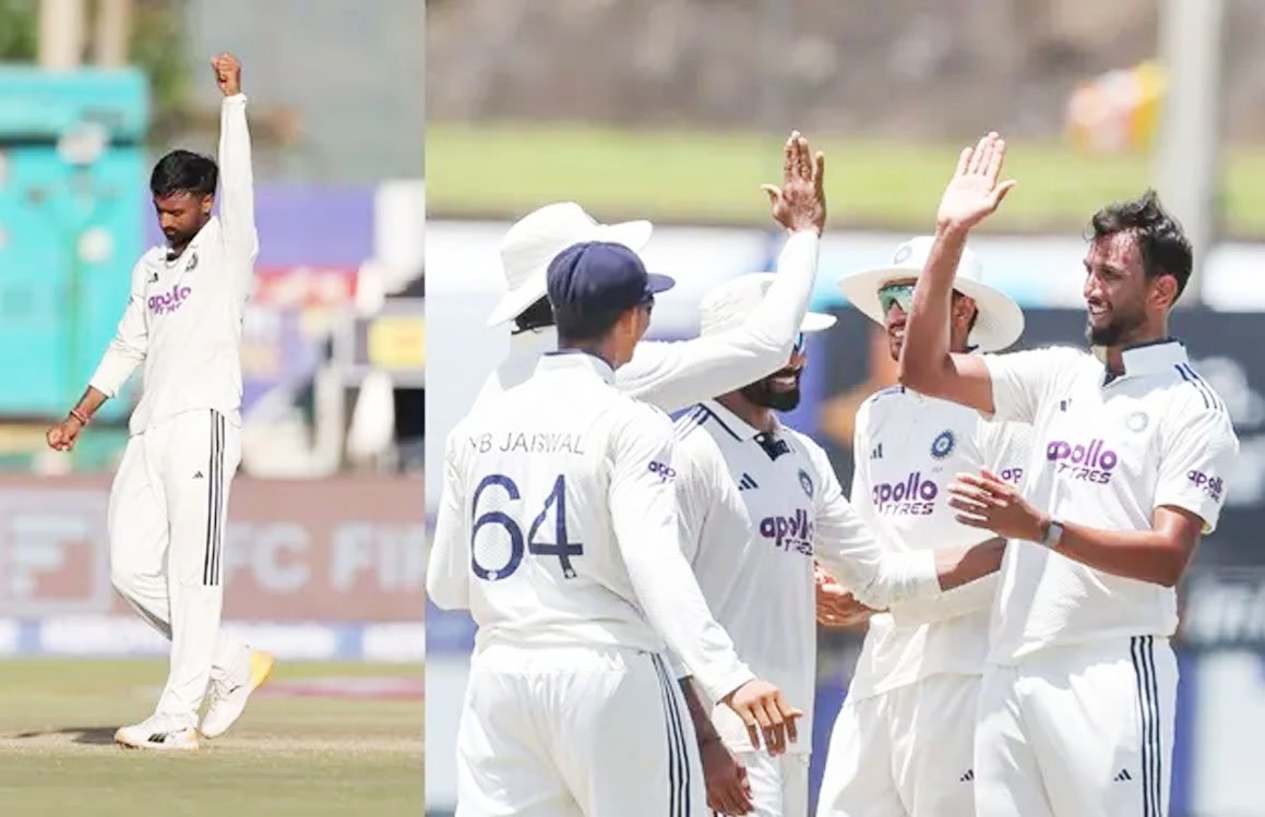 IND vs SL टेस्ट में भारत की शानदार जीत सुथार और गेंदबाजों ने मचाया कहर