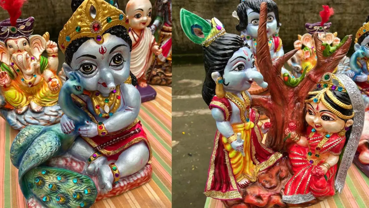 500 गणेश प्रतिमाएं, 10 बंदियों की मेहनत और पर्यावरण बचाने का बड़ा संदेश