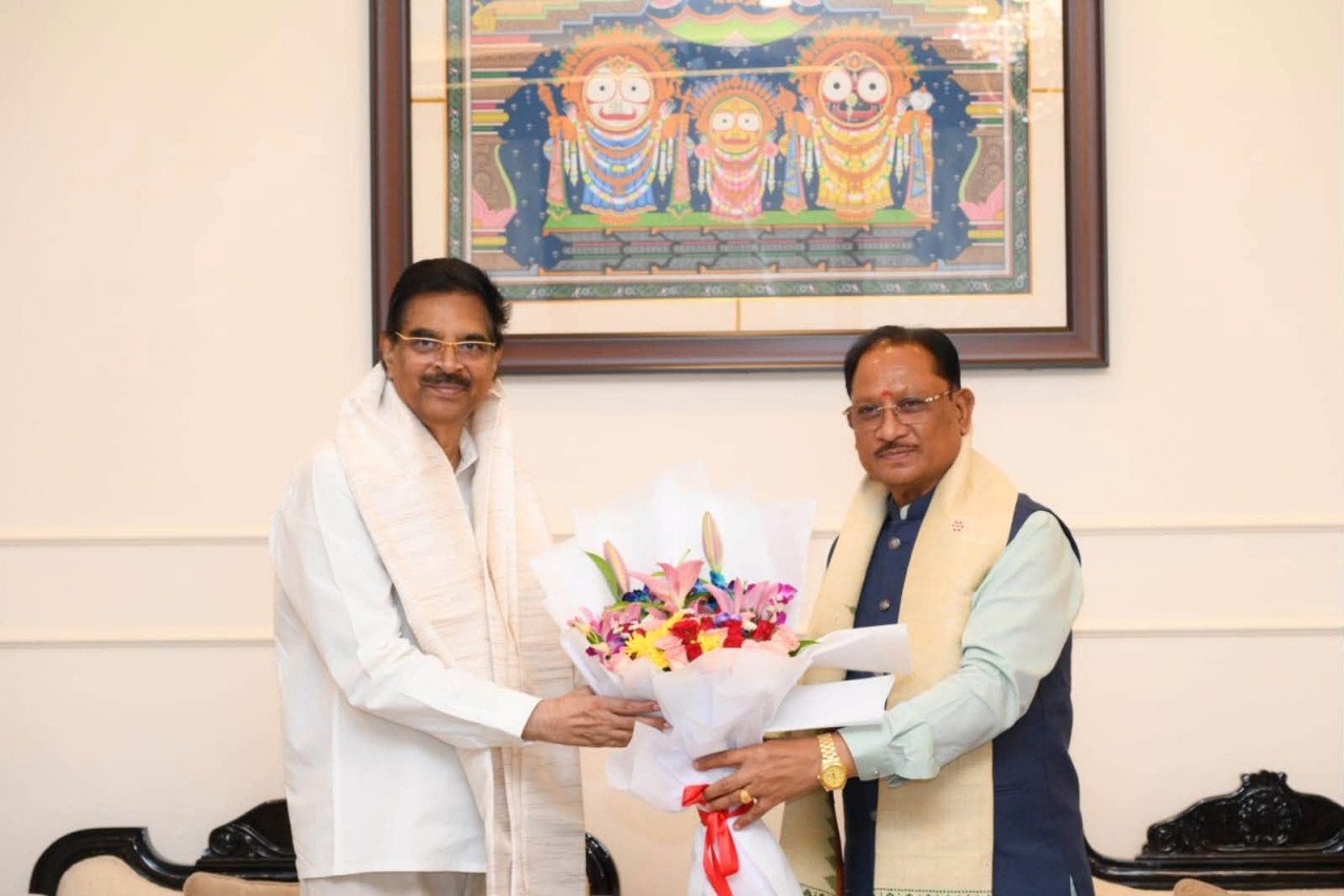 CM साय ने ओडिशा के राज्यपाल से की शिष्टाचार भेंट