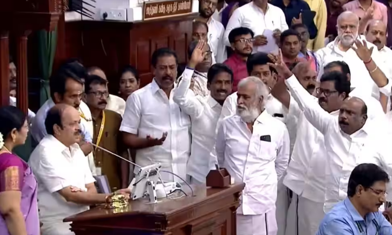 CM के बयान पर भड़की DMK, तमिलनाडु विधानसभा में भारी हंगामा 