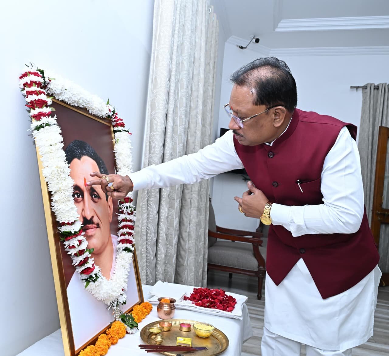 पंडित दीनदयाल उपाध्याय जयंती: CM साय बोले- जनकल्याण के लिए प्रेरणा देते रहेंगे उनके विचार