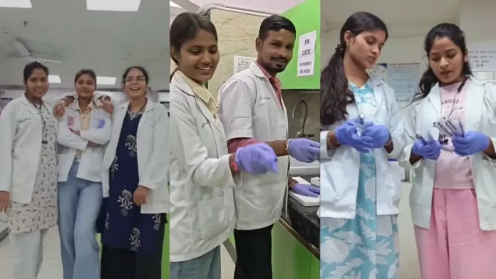 लैब बनी Reel स्टूडियो! VIDEO वायरल होते ही 3 कर्मचारियों पर गिरी गाज