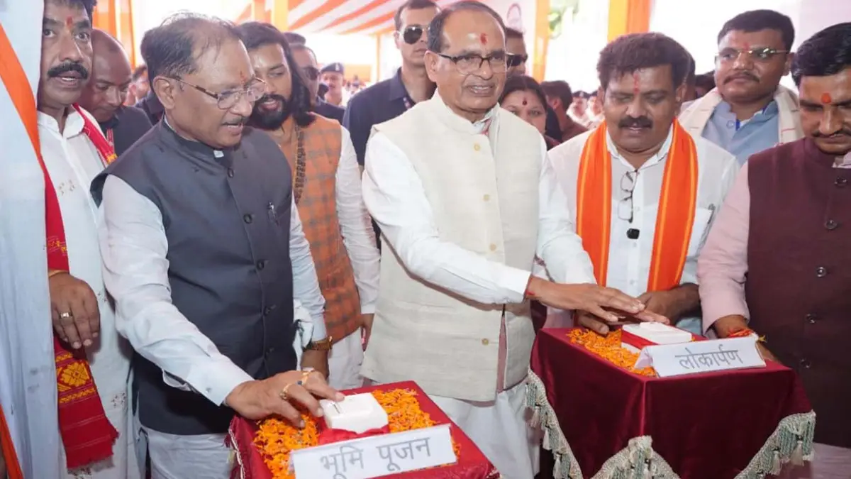 CM साय और शिवराज सिंह चौहान ने सक्ती को दी 122 करोड़ के विकास कार्यों की सौगात
