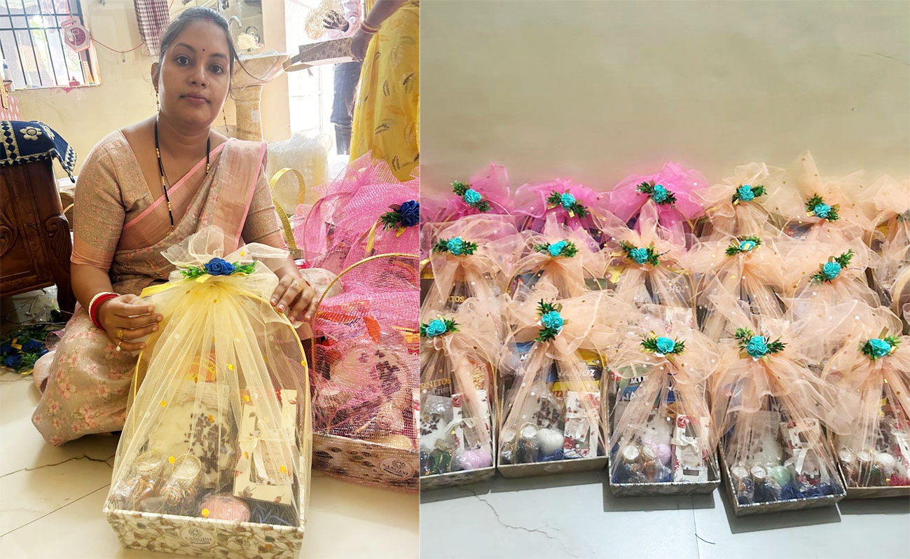 संगिनी के दिवाली उपहारों की धूम : बिहान की दीदियों ने तैयार किए संगिनी ब्रांड के आकर्षक गिफ्ट हैम्पर