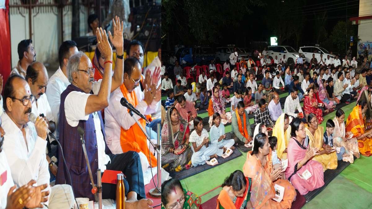 सांसद बृजमोहन अग्रवाल के आह्वान पर सामूहिक प्रार्थना, स्मित मच्छार के लिए मांगी गई दुआ