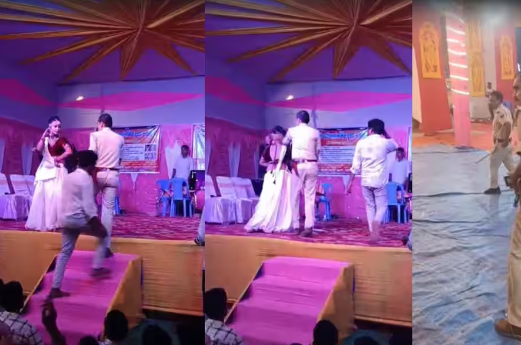 महिला डांसर को मंच पर मारा थप्पड़, विरोध हुआ तो पिस्टल लहराने का आरोप; जांच के घेरे में दारोगा