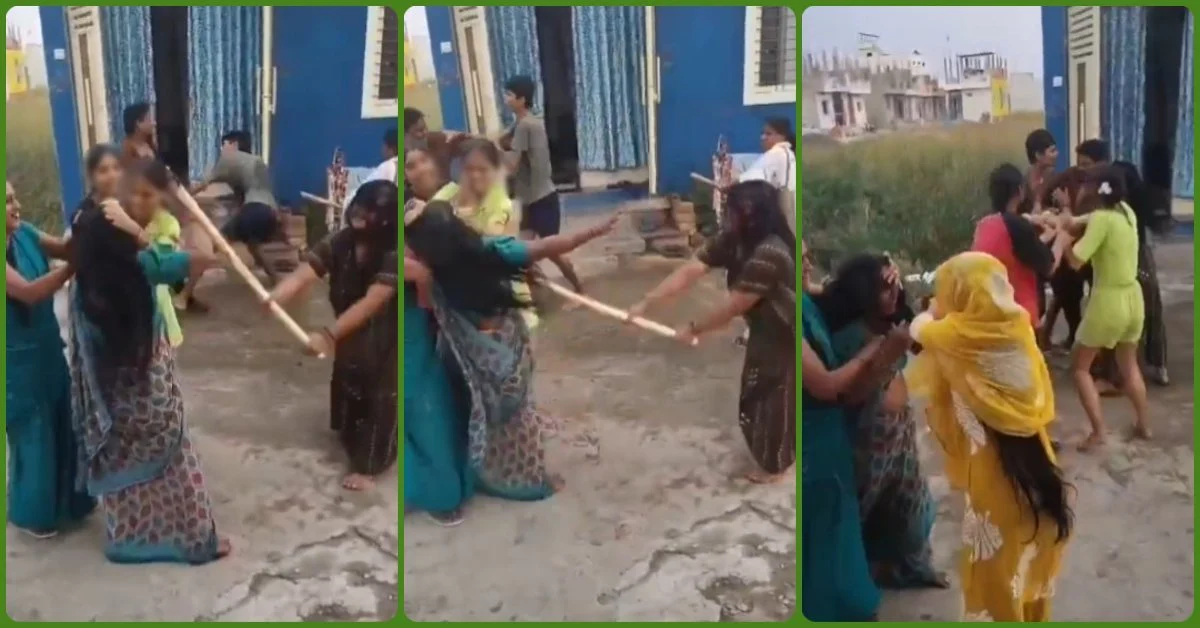 मंडीदीप में महिलाओं के बीच सड़क पर संग्राम, लाठी-डंडों से मारपीट का वीडियो वायरल