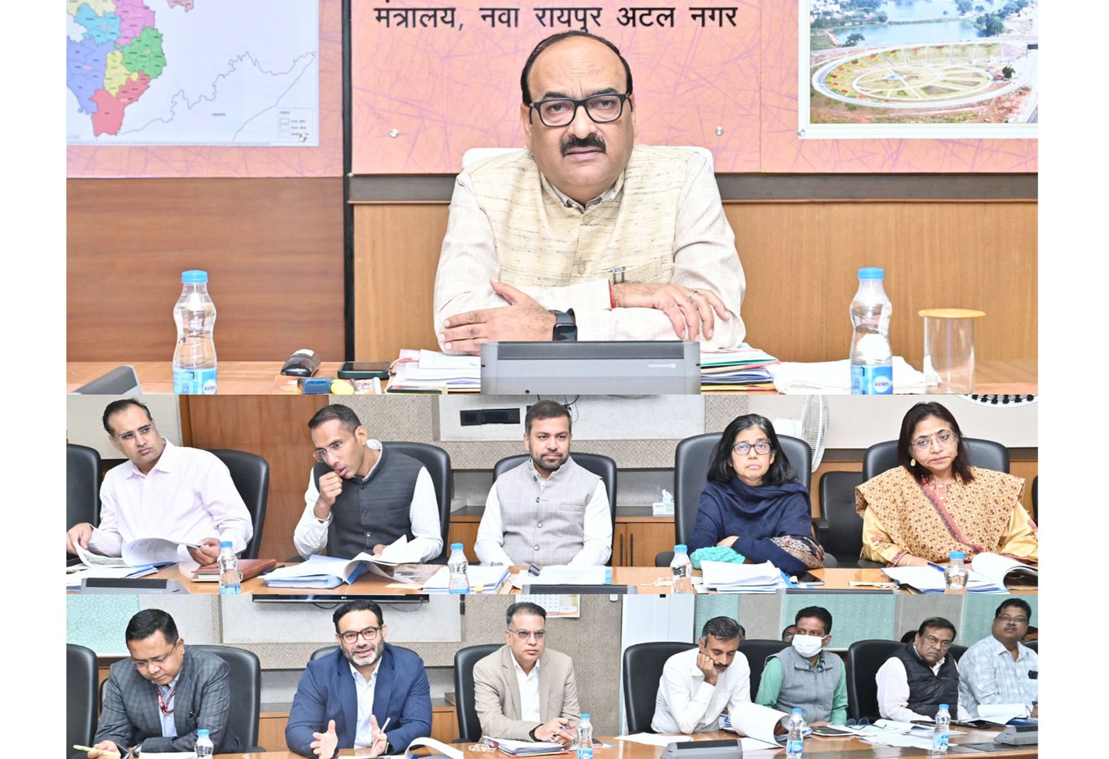 मुख्य सचिव विकासशील की अध्यक्षता में परियोजना एवं निर्माण क्रियान्वयन समिति की बैठक सम्पन्न