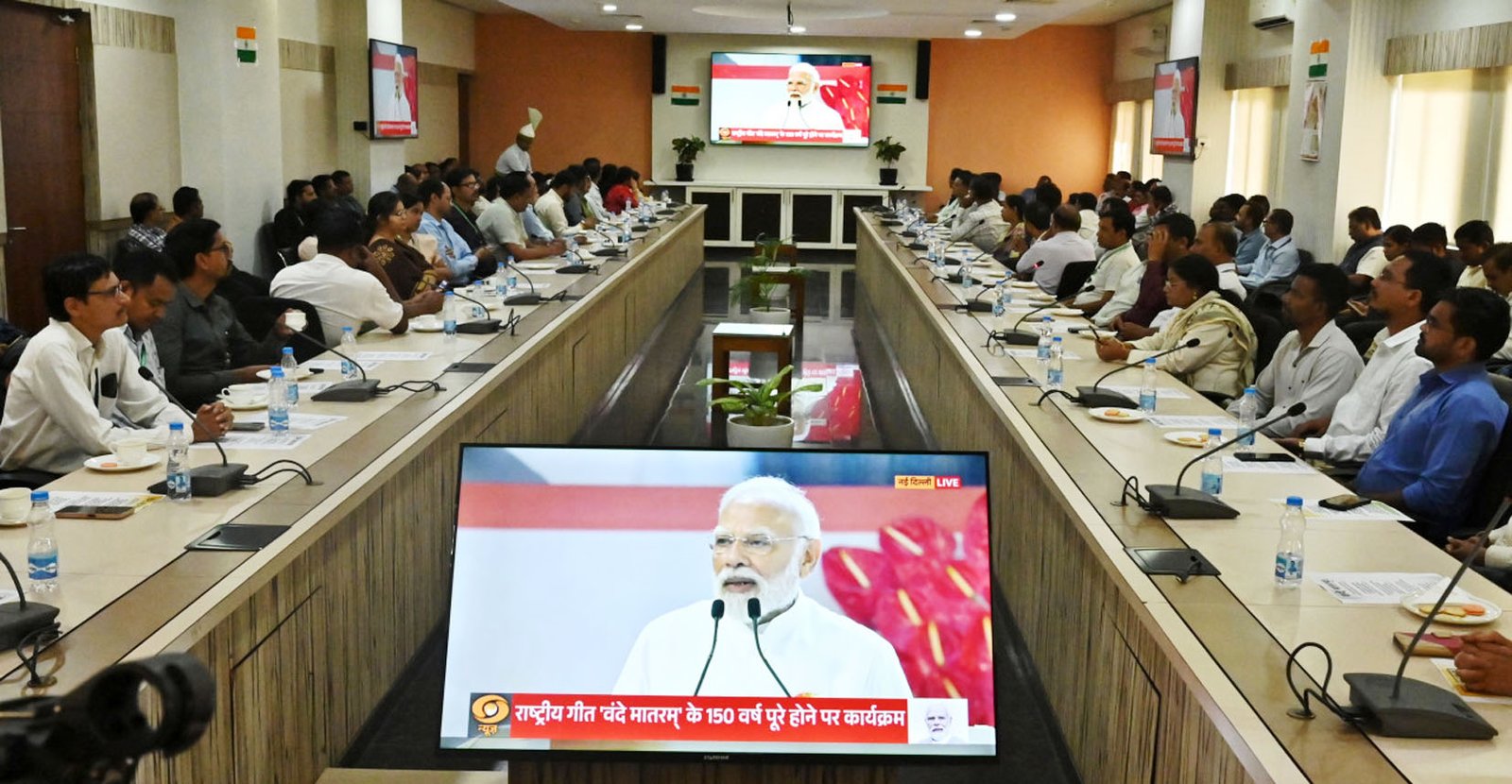 'वंदे मातरम' के 150 वर्ष पूर्ण : मंत्रालय महानदी भवन में मनाया गया स्मरणोत्सव