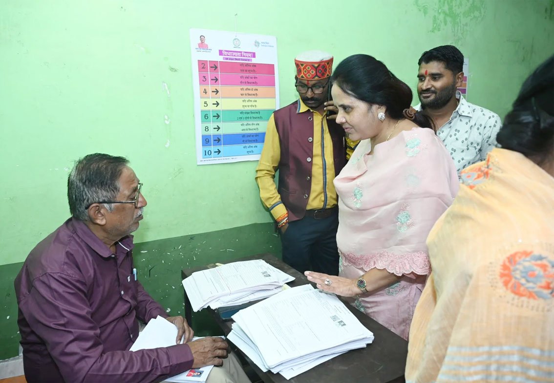 SIR अभियान : सरोना, डीडी नगर, सुन्दर नगर और रायपुरा में महापौर मीनल ने किया प्रत्यक्ष निरीक्षण