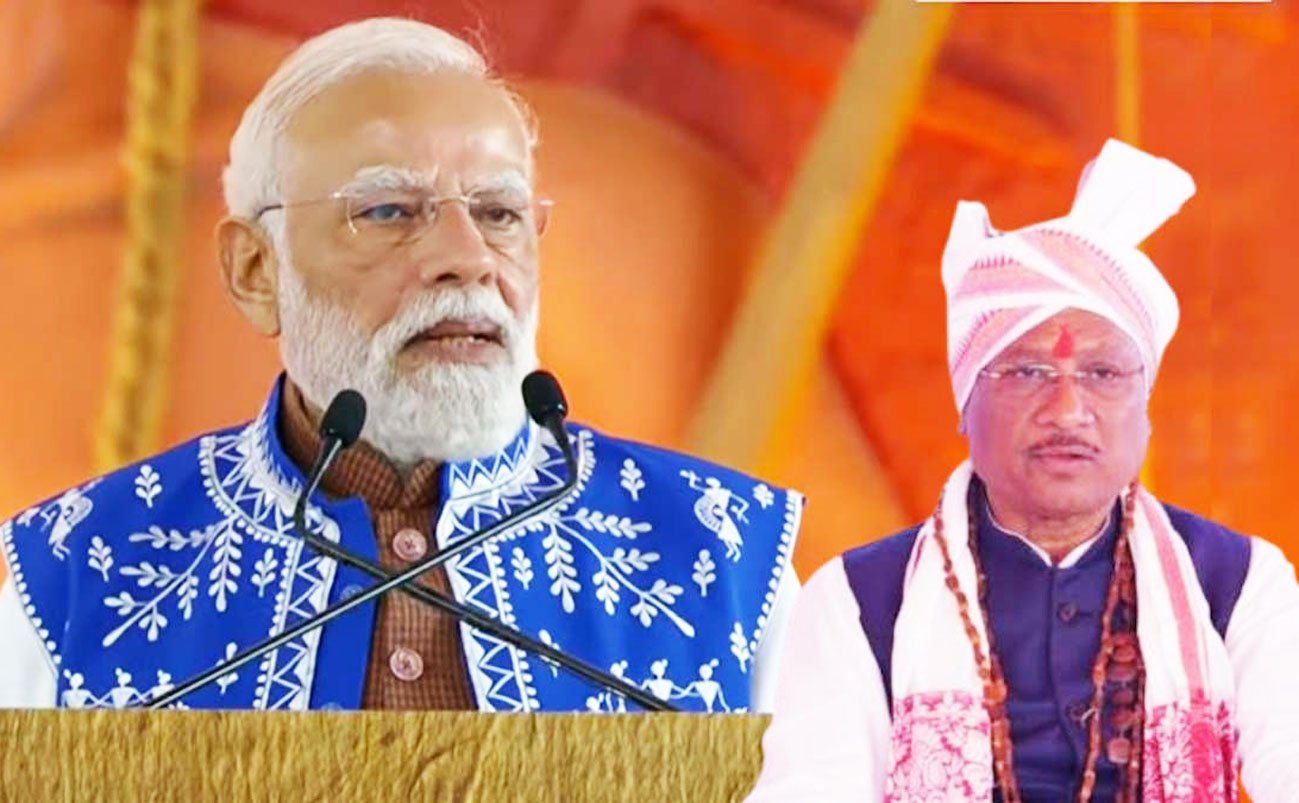 मुख्यमंत्री विष्णुदेव साय छत्तीसगढ़ का कर रहे है कायाकल्प : PM नरेंद्र मोदी