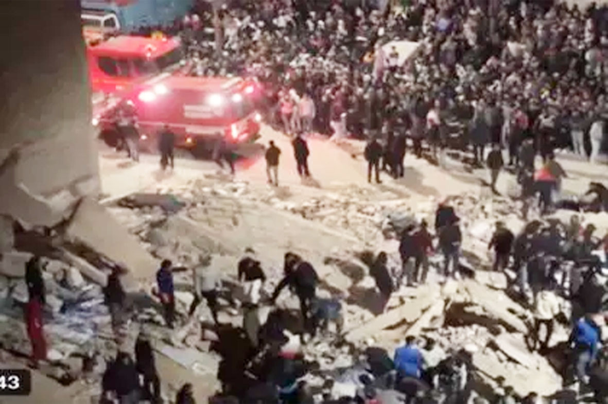 मोरक्को में इमारतें ढहने से कम से कम 19 लोगों की मौत और 16 घायल