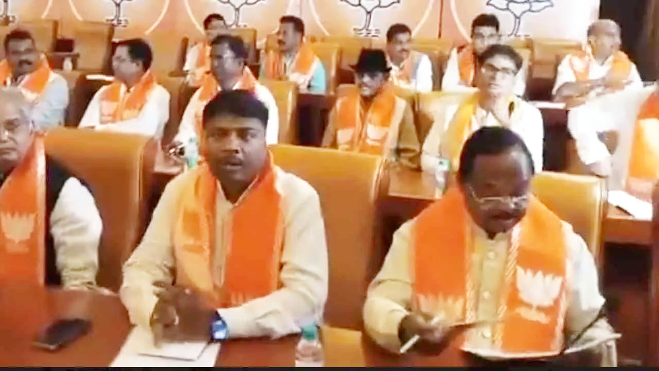 BJP विधायक दल की महत्वपूर्ण बैठक शुरू