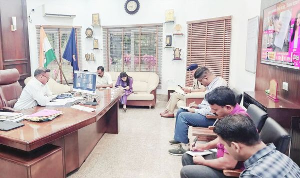 आईजी रामगोपाल गर्ग ने ली पुलिस अफसरों की बैठक