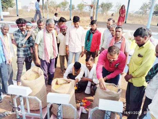 आज से समर्थन मूल्य पर धान खरीदी की हुई शुरूआत